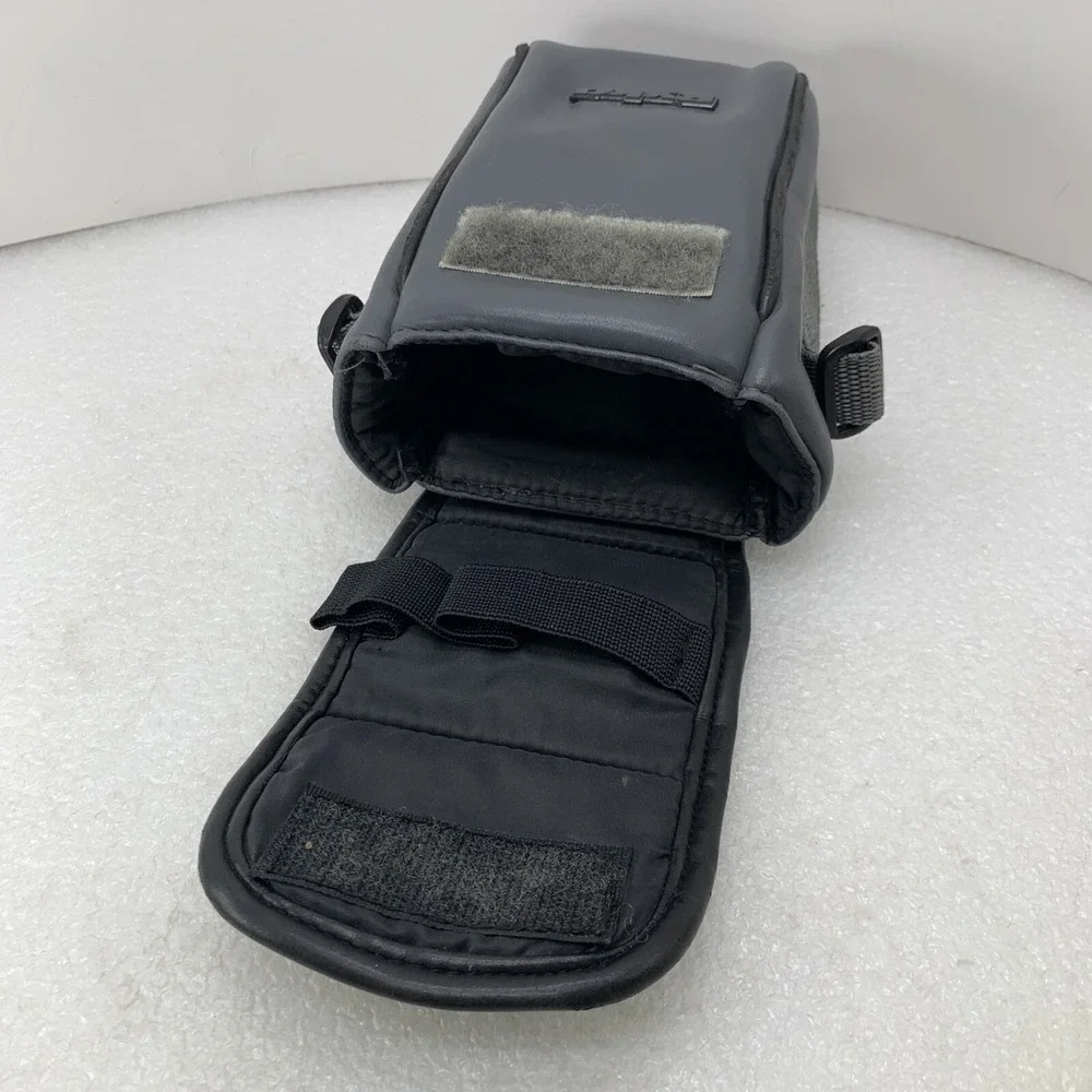 Ryka AF-200 Gray Leather Camera Case‎ Pouch Bag DSLR Compact Accessory Holder